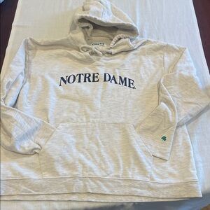 1511002 Shamrock Pullover Notre Dame hoodie SZ M EUC